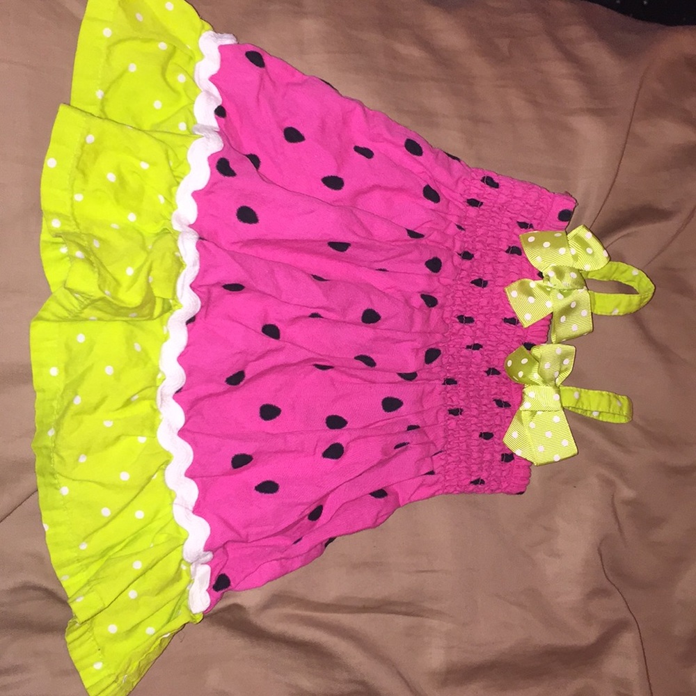 Watermelon baby dress
